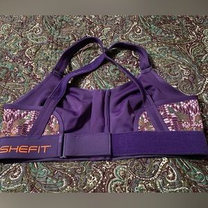 SheFit Purple Sports Bra in Size 1Luxe